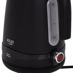 Adler AD 1295b bollitore elettrico 1 L 2200 W Nero, Acciaio inox - Vista aggiuntiva 4