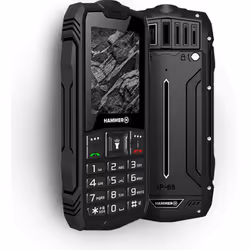 myPhone Hammer Rock 6,1 cm (2.4") 155 g Nero Telefono con fotocamera