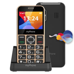 myPhone Halo 3 5,87 cm (2.31") 86 g Nero, Oro Telefono per anziani