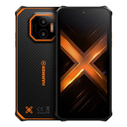 HAMMER Energy X2 15,5 cm (6.1") Doppia SIM Android 15 4G USB tipo-C 6 GB 128 GB 5000 mAh Nero, Arancione