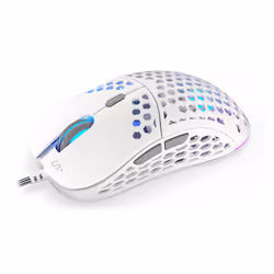 ENDORFY LIX Plus Onyx White mouse Gaming Mano destra USB tipo-C Ottico 19000 DPI