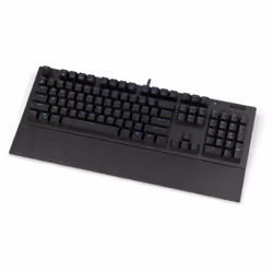 ENDORFY Omnis, Cablato, USB, Interruttore a chiave meccanica, QWERTY, LED RGB, Nero