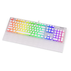 ENDORFY Omnis Pudding Onyx tastiera Gaming USB QWERTY Inglese Bianco