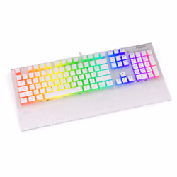 ENDORFY Omnis Pudding Onyx tastiera Gaming USB QWERTY Inglese Bianco