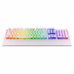 ENDORFY Omnis Pudding Onyx tastiera Gaming USB QWERTY Inglese Bianco