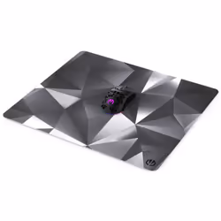 ENDORFY Crystal Black L Tappetino per mouse per gioco da computer Nero, Bianco - Vista aggiuntiva 2