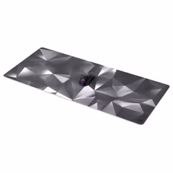 ENDORFY Crystal Black XL Tappetino per mouse per gioco da computer Nero, Grigio, Bianco - Vista aggiuntiva 7