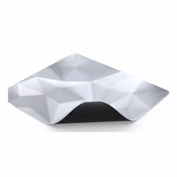 ENDORFY Crystal Onyx White L Tappetino per mouse per gioco da computer Nero, Bianco - Vista aggiuntiva 4