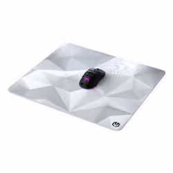 ENDORFY Crystal Onyx White L Tappetino per mouse per gioco da computer Nero, Bianco - Vista aggiuntiva 7
