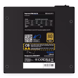 ENDORFY Supremo FM6 850 W alimentatore per computer 24-pin ATX ATX Nero - Vista aggiuntiva 8