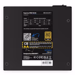 ENDORFY Supremo FM6 750 W alimentatore per computer 24-pin ATX ATX Nero - Vista aggiuntiva 8