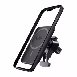 3MK HARDY MagCharger Telefono cellulare Nero USB Carica wireless Ricarica rapida Auto