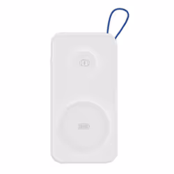 3MK PastelUp, 10000 mAh, Carica wireless, 3,7 V, 22,5 W, Bianco