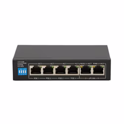 Extralink PoE Switch EUROS V2 4x 100Mb/s PoE/PoE+, 2x RJ45 Uplink 100Mb/s, 60W, Non gestito, L2, Fast Ethernet (10/100), Supp ...