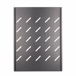 Extralink Ripiano fisso 1U 350mm Nero 19", 472x352mm, per armadi con profondita di 600m