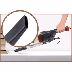 MPM MOD-39 scopa elettrica Aspirapolvere a bastone 2 in 1 AC Secco HEPA Senza sacchetto 0,6 L 600 W Nero, Rosso - Vista aggiuntiva 7