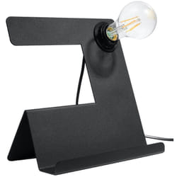 Sollux - Lampada da scrivania Incline nero 25x24x13cm