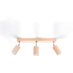 Sollux - Applique da Soffitto in Legno Berg 3 Naturale