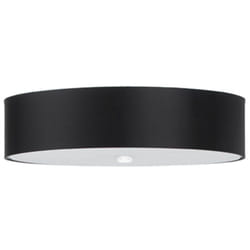 Lampada da soffitto Skala nero 50x16x50cm Sollux
