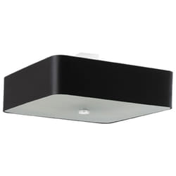 Lampada da soffitto Lokko nero 55x25x55cm Sollux