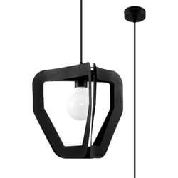 Sollux - Lampada a sospensione Tres nero 33x130x33cm