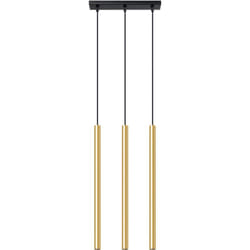 Sollux - Lampada a sospensione Pastelo splendore dorato 30x90x5cm