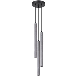 Sollux - Lampada a sospensione Pastelo grigio 19.5x115x19.5cm
