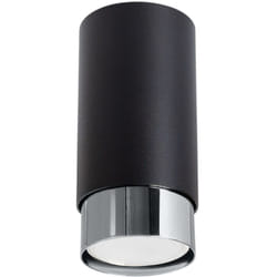 Lampada da soffitto Nero nero/cromato 6x12.5x6cm Sollux