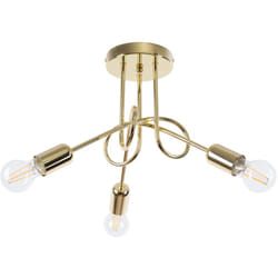Lampadari Supeł splendore dorato 45x35x45cm Sollux
