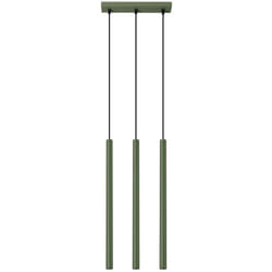 Sollux - Lampada a sospensione Pastelo verde oliva 30x94x5cm