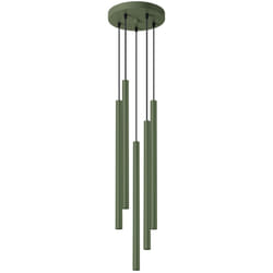 Sollux - Lampada a sospensione Pastelo verde oliva 25x104x25cm