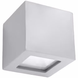 Quadrato, minimalista, moderno - questi aggettivi descrivono perfettamente la ceramica della lampada da parete della serie LE ...