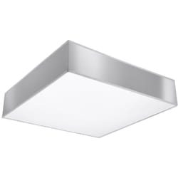 Sollux - Lampada da soffitto Horus grigio 55x11x55cm