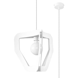 Sollux - Lampada a sospensione Tres bianco 33x130x33cm