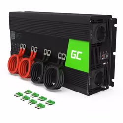 L'inverter onda pura 3000W 12V è ideale per trasformare la corrente di una batteria o un pacco batterie a 12V in corrente alt ...
