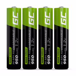 Green Cell GR03 batteria per uso domestico Batteria ricaricabile Mini Stilo AAA Nichel-Metallo Idruro (NiMH)