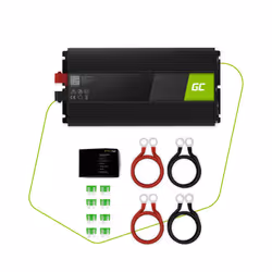 Green Cell INV21 adattatore e invertitore Auto 6000 W Nero