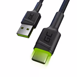 Green Cell KABGC13 cavo USB USB 2.0 2 m USB A USB C 0,48 Gbit/s Nero - Vista aggiuntiva 2