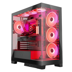 Modecom Volcano SPACE APEX ARGB MIDI USB 3.0 X 2 CYPE-C - AT Midi Tower Nero