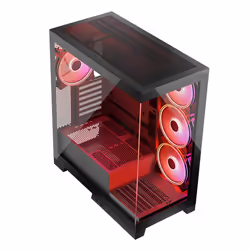 Modecom Volcano SPACE APEX ARGB MIDI USB 3.0 X 2 CYPE-C - AT Midi Tower Nero - Vista aggiuntiva 6