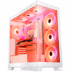 Modecom Volcano SPACE APEX ARGB MIDI Midi Tower Bianco - Vista aggiuntiva 4