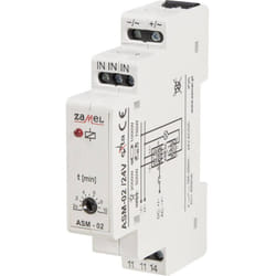 Zamel ASM-02/24V Relè temporizzatore luci scale Guida DIN 24 V