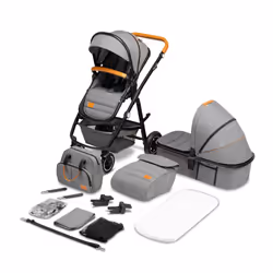 Lionelo Amber Passeggino all-terrain 1 seduta(e) Grigio