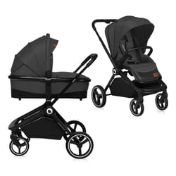 Lionelo Mika Passeggino all-terrain 1 seduta(e) Nero, Grigio scuro