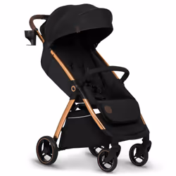 Lionelo Ingrid, Velo per culla, Passeggino leggero, Qualsiasi tipo, Ruote solide, Ripiegabile, Nero, Bronzo