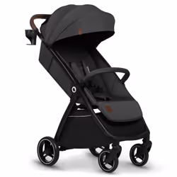 Lionelo Ingrid, Velo per culla, Passeggino leggero, Qualsiasi tipo, Ruote solide, Ripiegabile, Nero, Grigio scuro