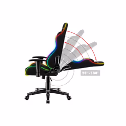 Huzaro Ranger 6.0 RGB Sedia per gaming universale Seduta a dondolo (culla) Nero - Vista aggiuntiva 8