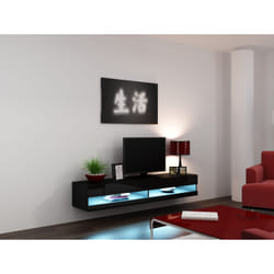 Cama RTVVIGO180N c/c supporto TV e sistema audio 2 ripiani