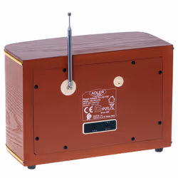 Adler AD 1187 radio Portatile Digitale Marrone - Vista aggiuntiva 7