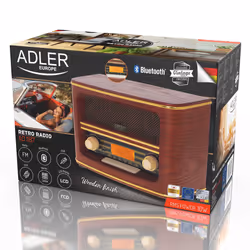 Adler AD 1187 radio Portatile Digitale Marrone - Vista aggiuntiva 8